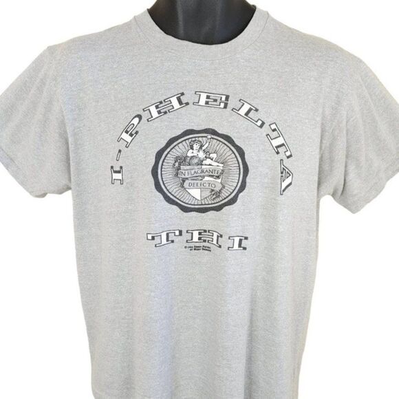 I Phelta Thi T Shirt Mens Size Medium In Flagrante Delicto Fraternity Joke Vtg - Picture 1 of 6